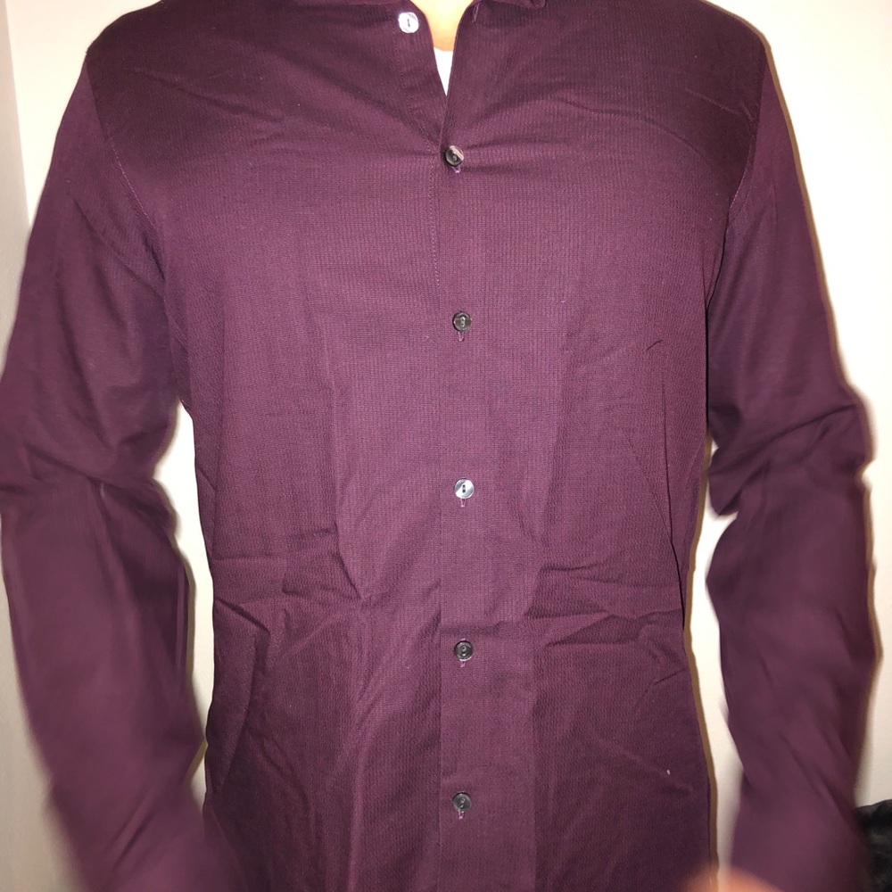 Purple Button Down - image 5